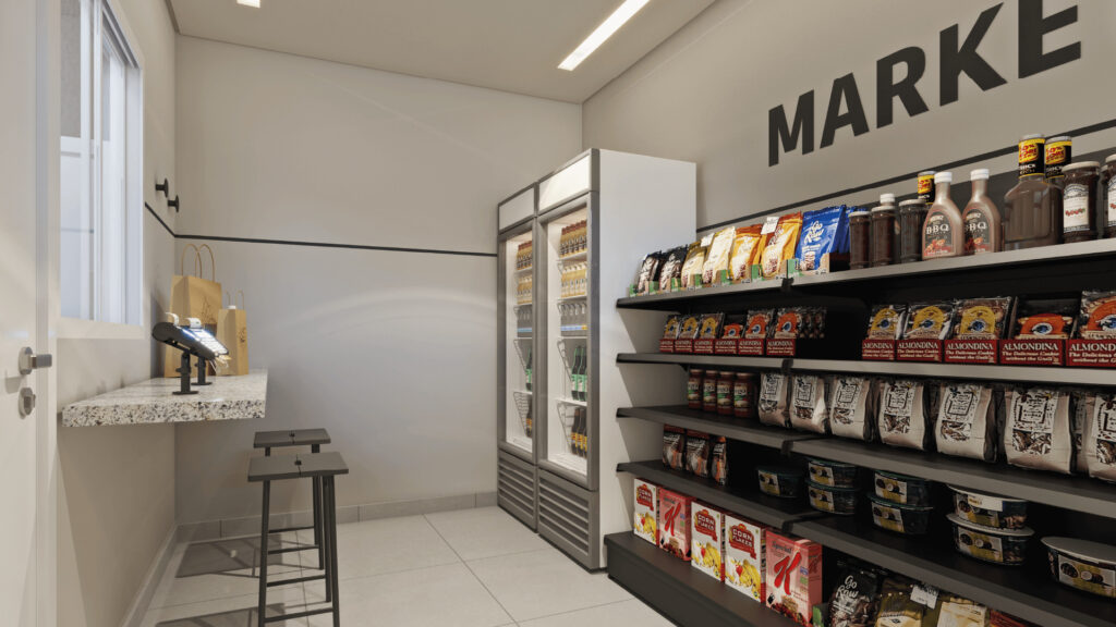 Perspectiva do Mini Market