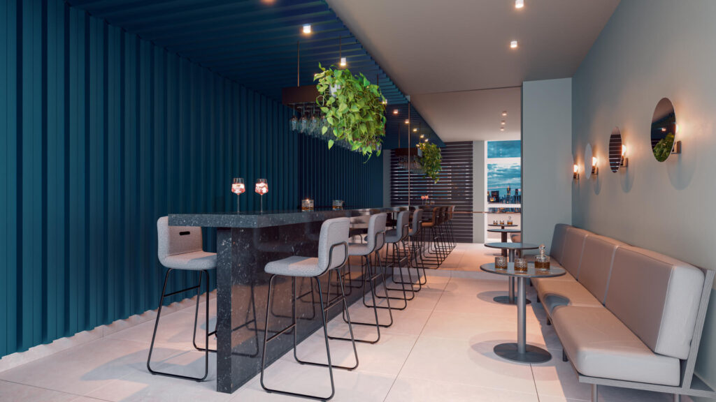 Perspectiva do Skybar