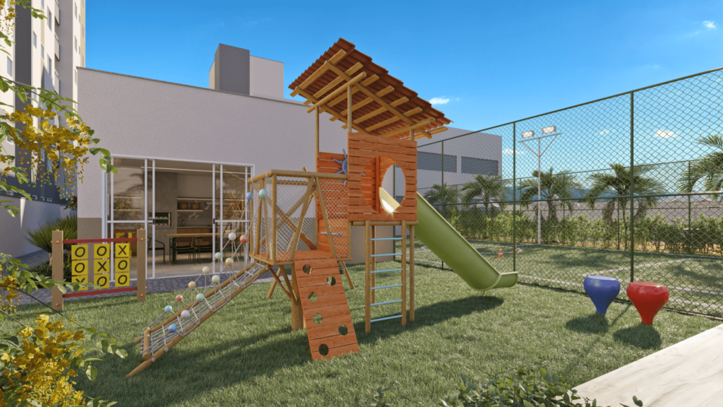 Perspectiva do Playground Externo