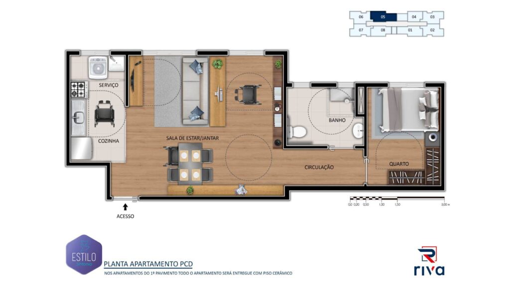 Apartamento PCD