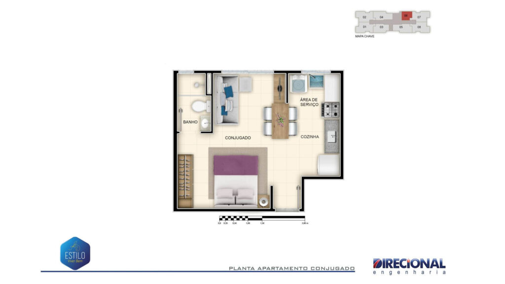 Apartamento Conjugado