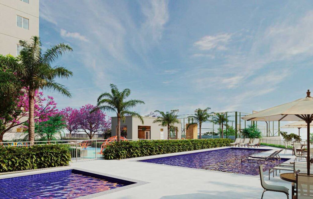 Área de lazer piscina