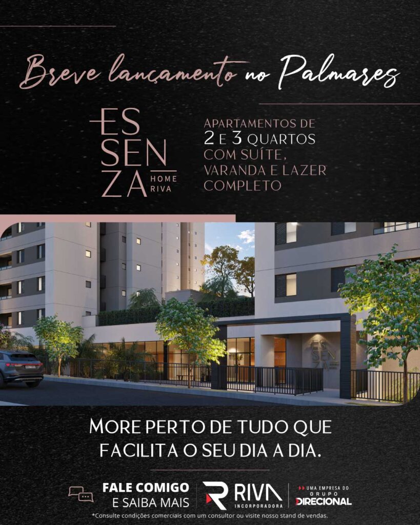 Breve lançamento Essenza - Home Riva - Entrada
