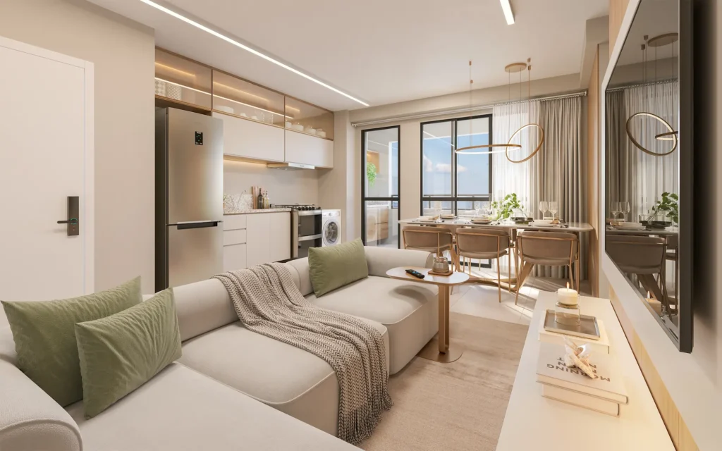 Apice Home Riva Living Apto 3qts Ponta