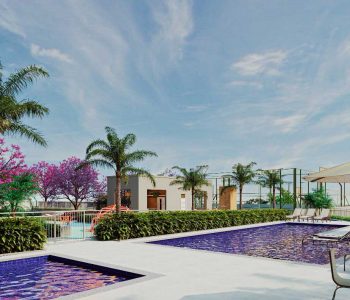 Área de lazer piscina
